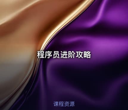程序员进阶攻略