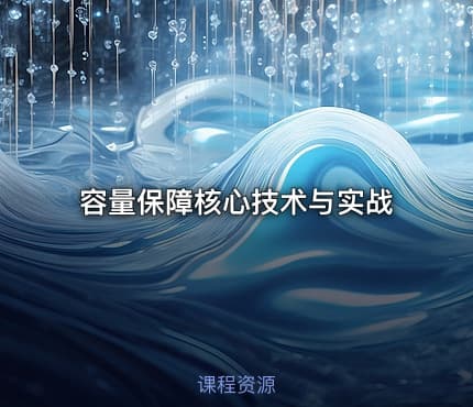 容量保障核心技术与实战