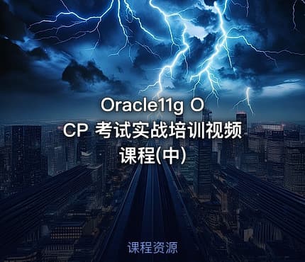 Oracle11g OCP 考试实战培训视频课程(中)
