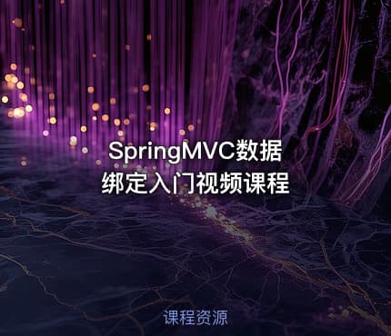 SpringMVC数据绑定入门视频课程
