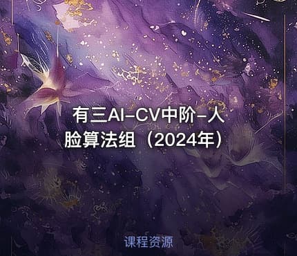 有三AI-CV中阶-人脸算法组（2024年）