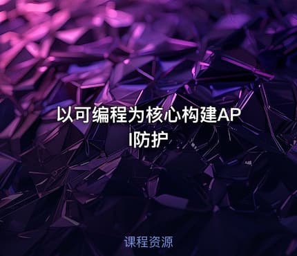 以可编程为核心构建API防护