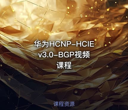 华为HCNP-HCIE v3.0-BGP视频课程