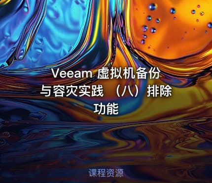 Veeam 虚拟机备份与容灾实践 （八）排除功能