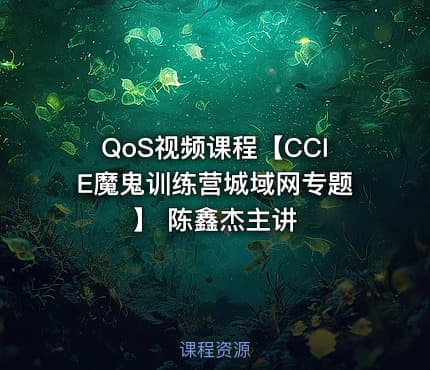 QoS视频课程【CCIE魔鬼训练营城域网专题】 陈鑫杰主讲