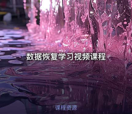 数据恢复学习视频课程