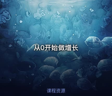从0开始做增长