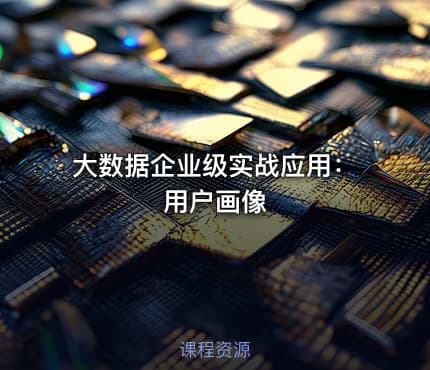 大数据企业级实战应用：用户画像
