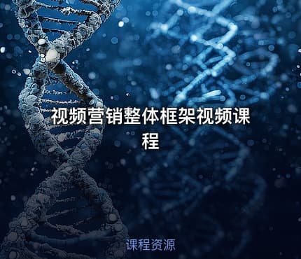 视频营销整体框架视频课程