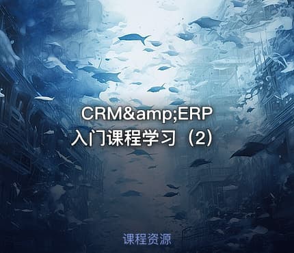 CRM&amp;ERP入门课程学习（2）