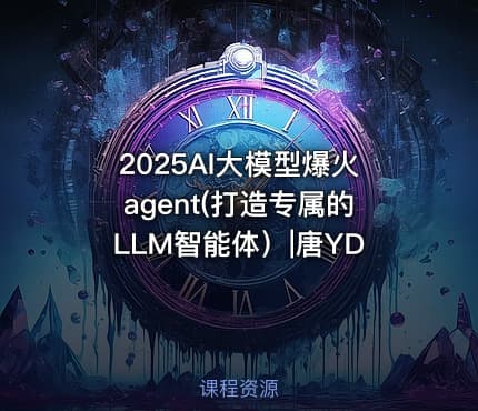 2025AI大模型爆火agent(打造专属的LLM智能体）|唐YD