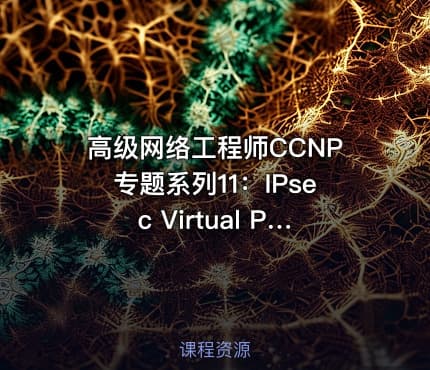 高级网络工程师CCNP专题系列11：IPsec Virtual Pri Network【新任帮主】