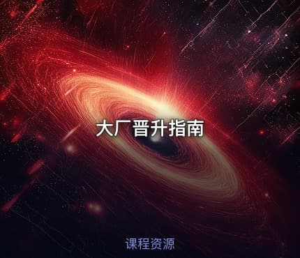 大厂晋升指南