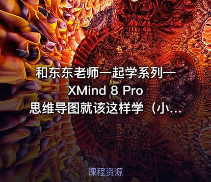 和东东老师一起学系列—XMind 8 Pro思维导图就该这样学（小白轻松成高手）