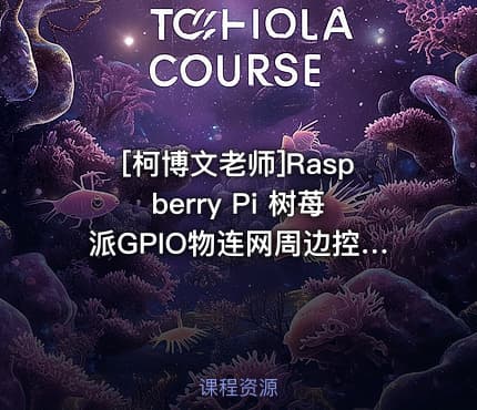 [柯博文老师]Raspberry Pi 树苺派GPIO物连网周边控制实战视频课程