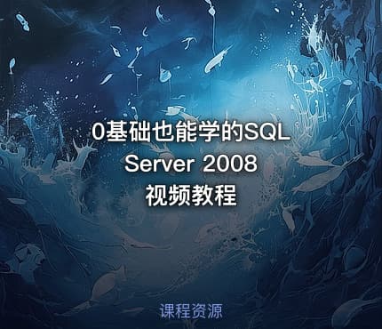 0基础也能学的SQL Server 2008视频教程