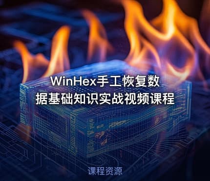 WinHex手工恢复数据基础知识实战视频课程