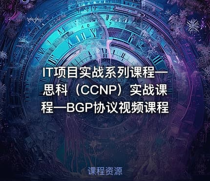 IT项目实战系列课程—思科（CCNP）实战课程—BGP协议视频课程