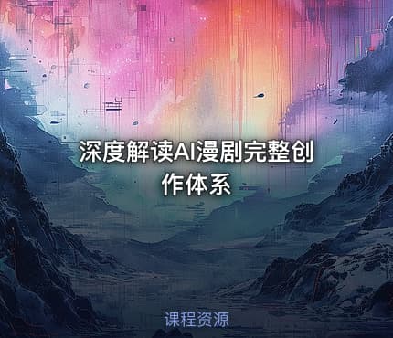 深度解读AI漫剧完整创作体系