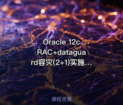 Oracle 12c RAC+dataguard容灾(2+1)实施部署实战视频教程