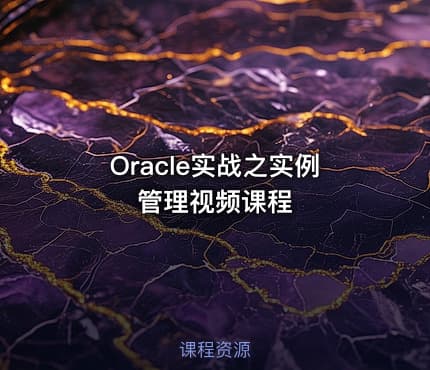 Oracle实战之实例管理视频课程