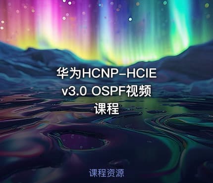 华为HCNP-HCIEv3.0 OSPF视频课程