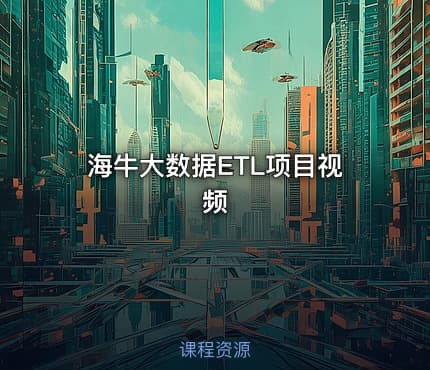 海牛大数据ETL项目视频