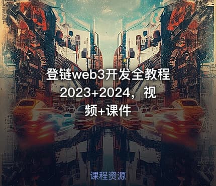 登链web3开发全教程2023+2024，视频+课件