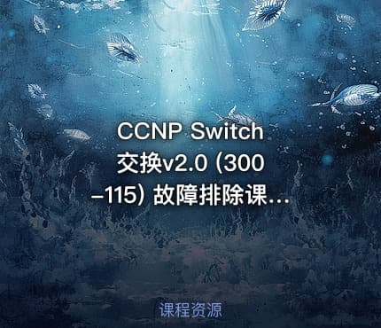 CCNP Switch交换v2.0 (300-115) 故障排除课程