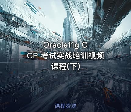 Oracle11g OCP 考试实战培训视频课程(下)