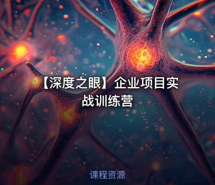 【深度之眼】企业项目实战训练营