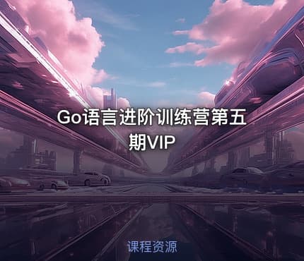 Go语言进阶训练营第五期VIP