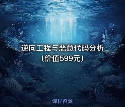 逆向工程与恶意代码分析（价值599元）