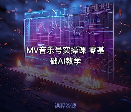 MV音乐号实操课 零基础AI教学