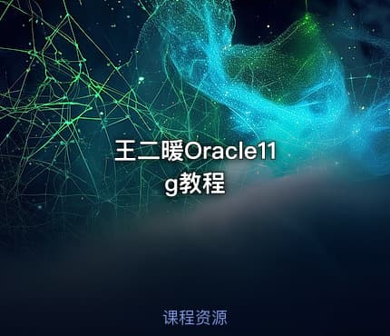 王二暖Oracle11g教程