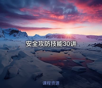 安全攻防技能30讲