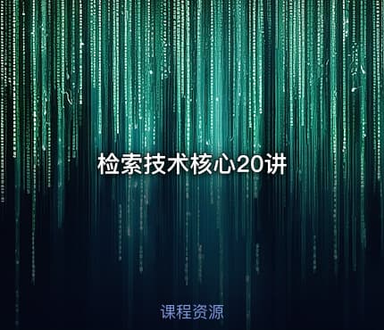 检索技术核心20讲