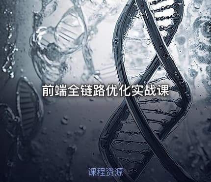 前端全链路优化实战课