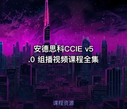 安德思科CCIE v5.0 组播视频课程全集