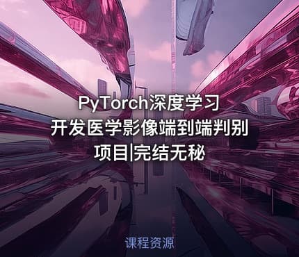 PyTorch深度学习开发医学影像端到端判别项目|完结无秘
