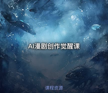 AI漫剧创作觉醒课