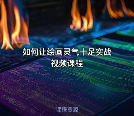 如何让绘画灵气十足实战视频课程