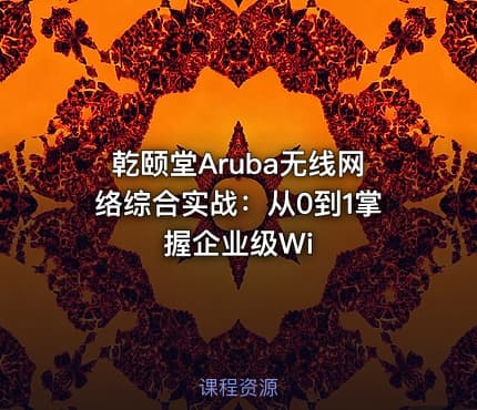 乾颐堂Aruba无线网络综合实战：从0到1掌握企业级Wi