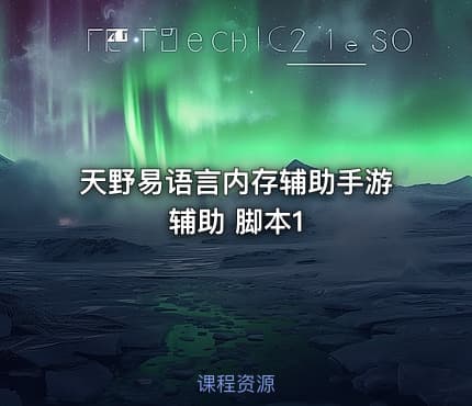 天野易语言内存辅助手游辅助 脚本1