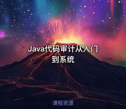 Java代码审计从入门到系统