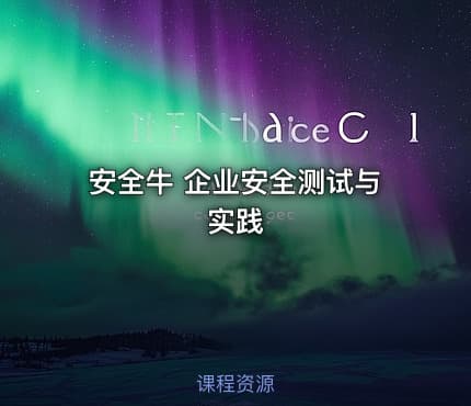 安全牛 企业安全测试与实践